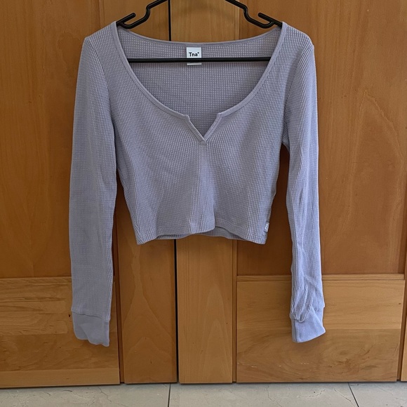 TNA Wafflex Scoopneck Notch Longsleeve - Picture 2 of 5